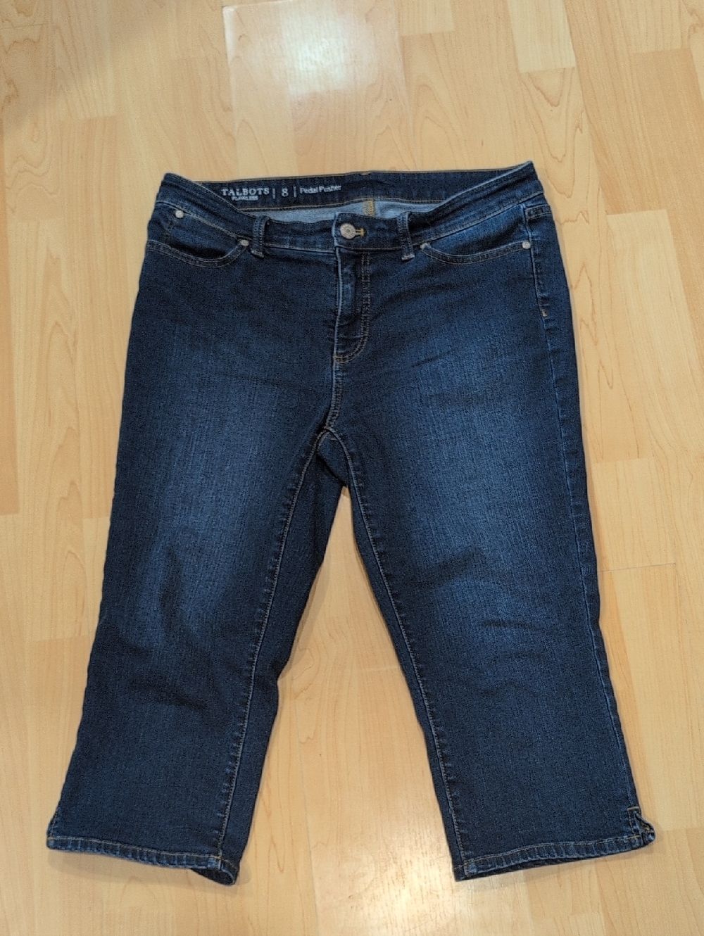 Talbots Dark Indigo Cropped Jeans